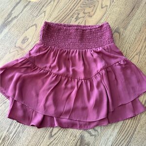 Preppy Layered Mini Skirt Womens size XS krisa revolve new with tag